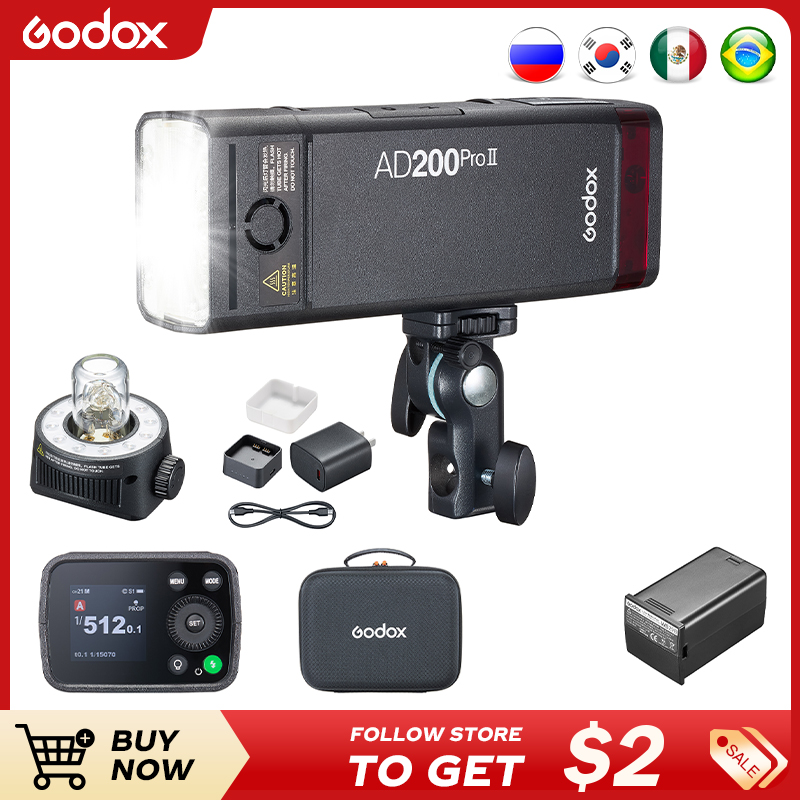 Photography Lighting Kit Godox - Godox AD200ProII TTL 2.4G Wireless Camera