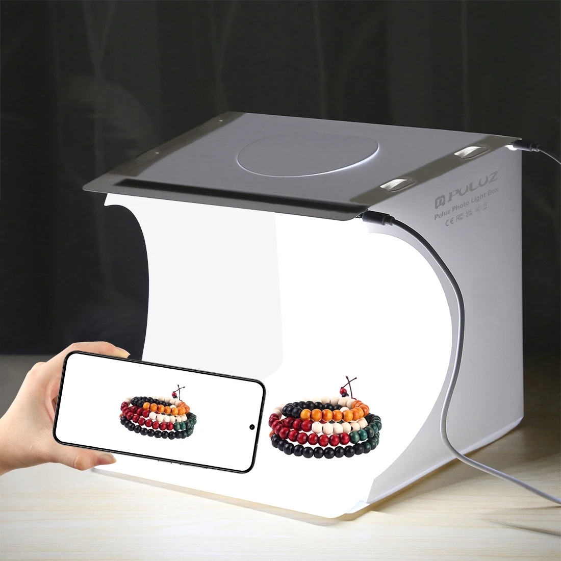 Photography Lighting Case - PULUZ 20cm Mini 2 LED Panels