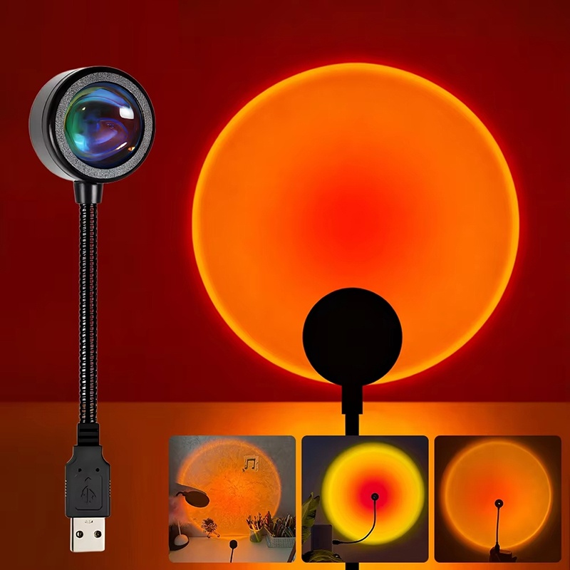 Photography Lightning - Colorful Gradient USB Sunset Lamp Home