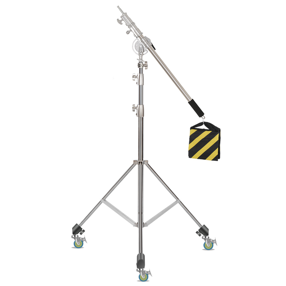 Photography Lighting Mount - SH 2.8M Stainless Steel Light Stand
