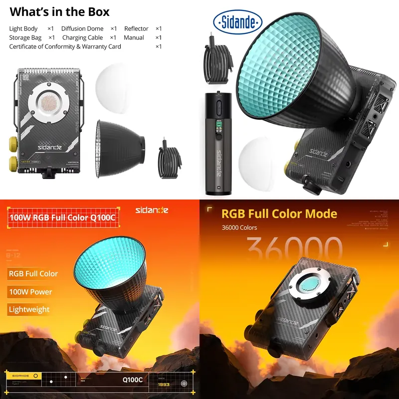 Photography Lighting Brands - Brand For Sidande Q100C Q100Lite Optical