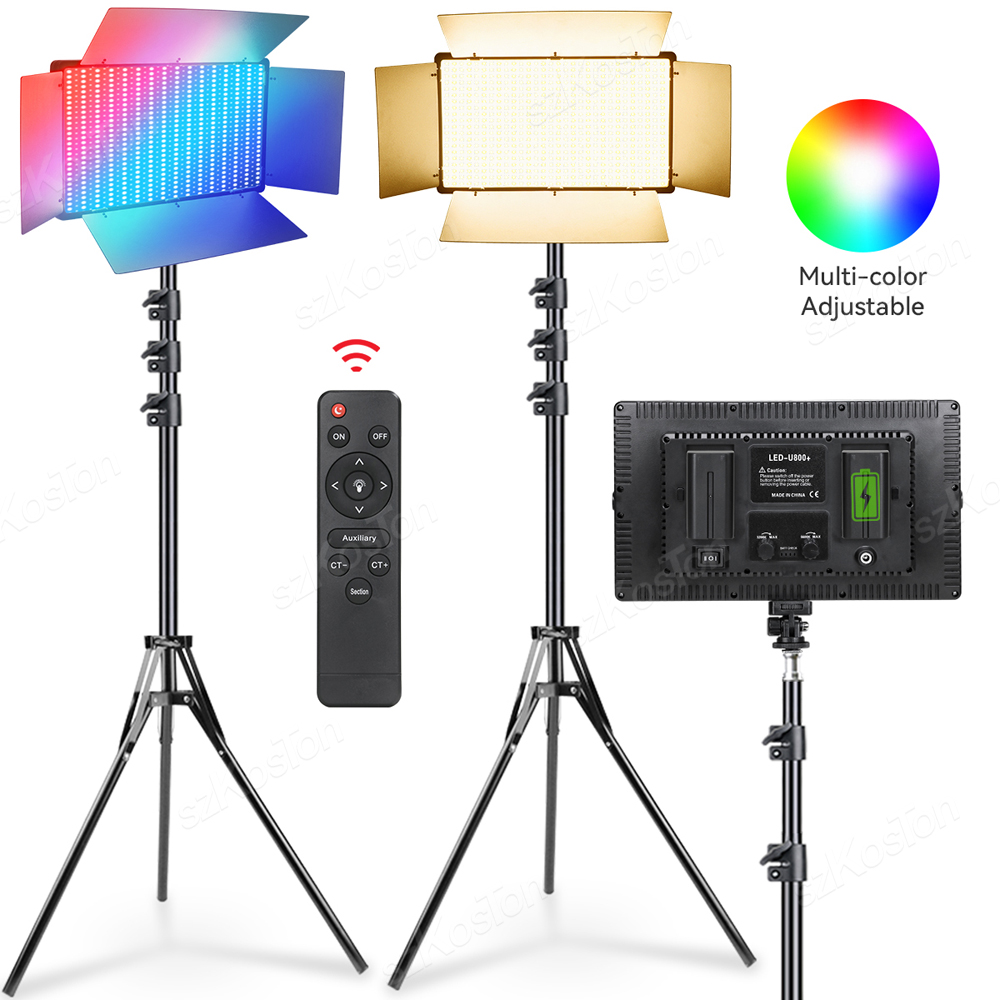 Photography Lighting Uk - RGB LED Video Lighting Kits Photograph