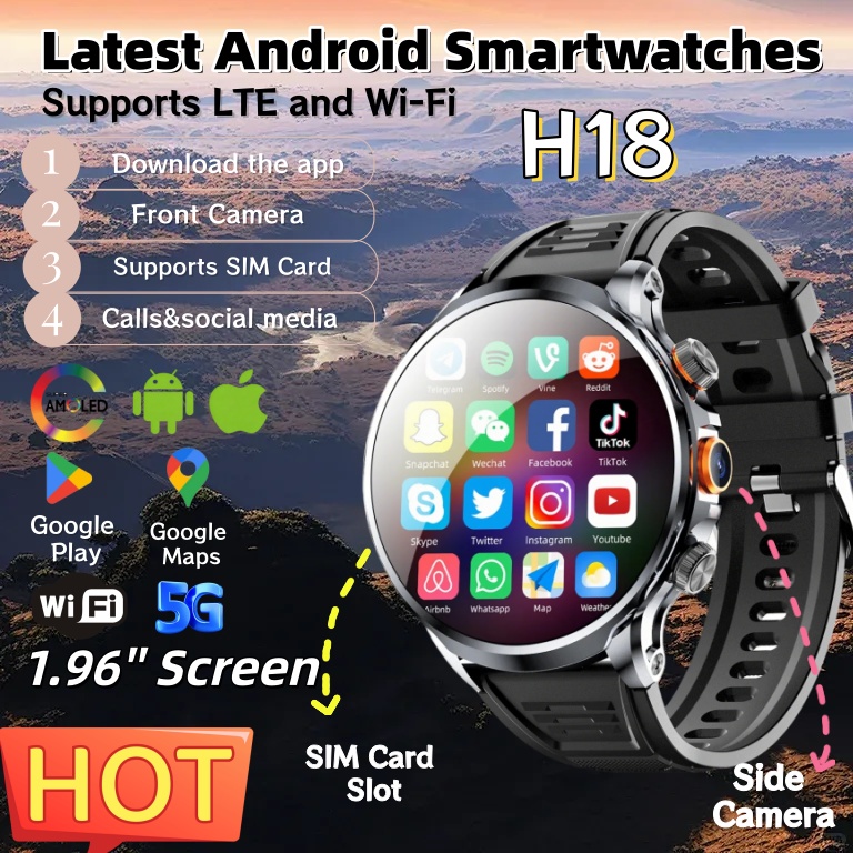 Photography Lighting Gel - NEW 4G Android H18 Smart Watch