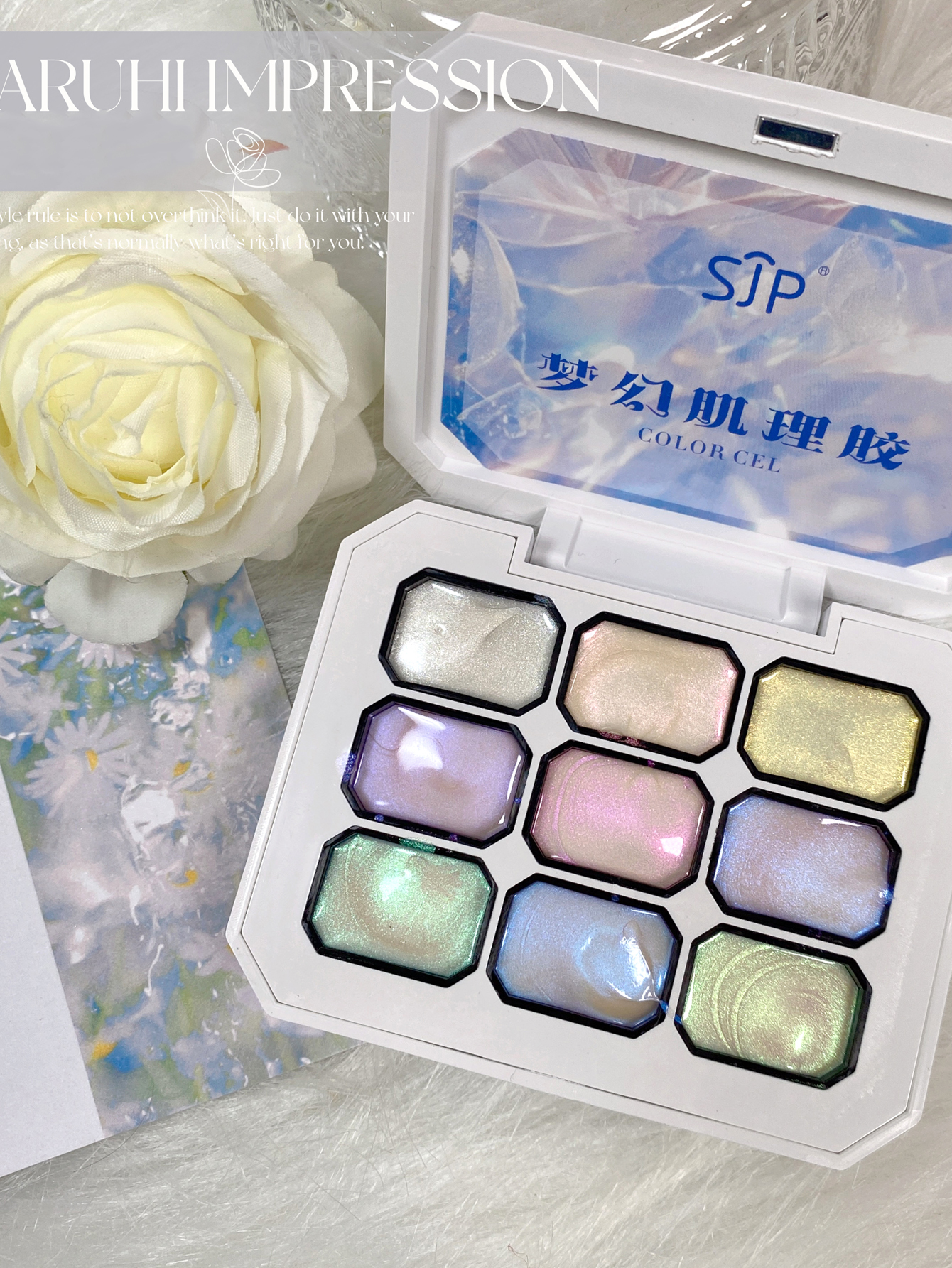 Photography Lighting Gel - 5/9 Colors Solid Nail Polish Palette