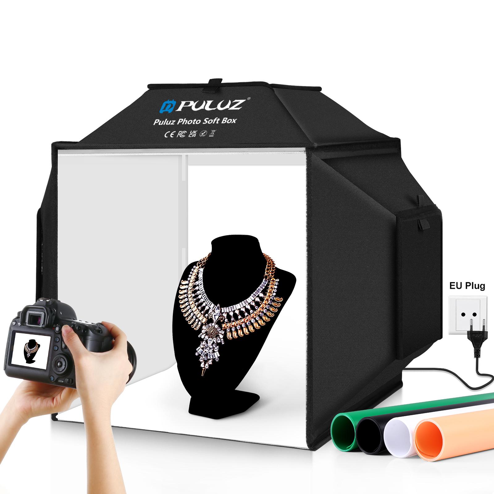 Photography Lighting And Backdrop Kits - PULUZ 40cm Folding 72W 5500K Studio