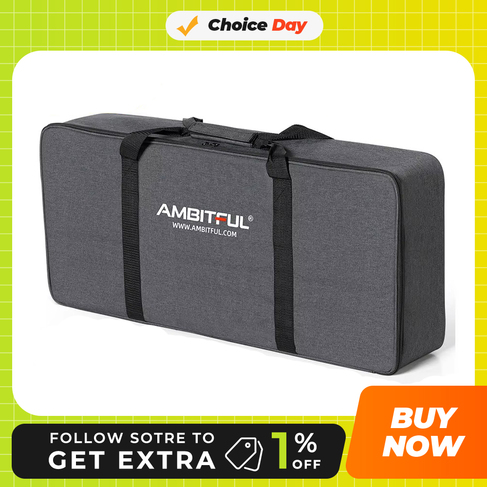 Photography Lighting Case - AMBITFUL new PB06 Portable Carry Bag
