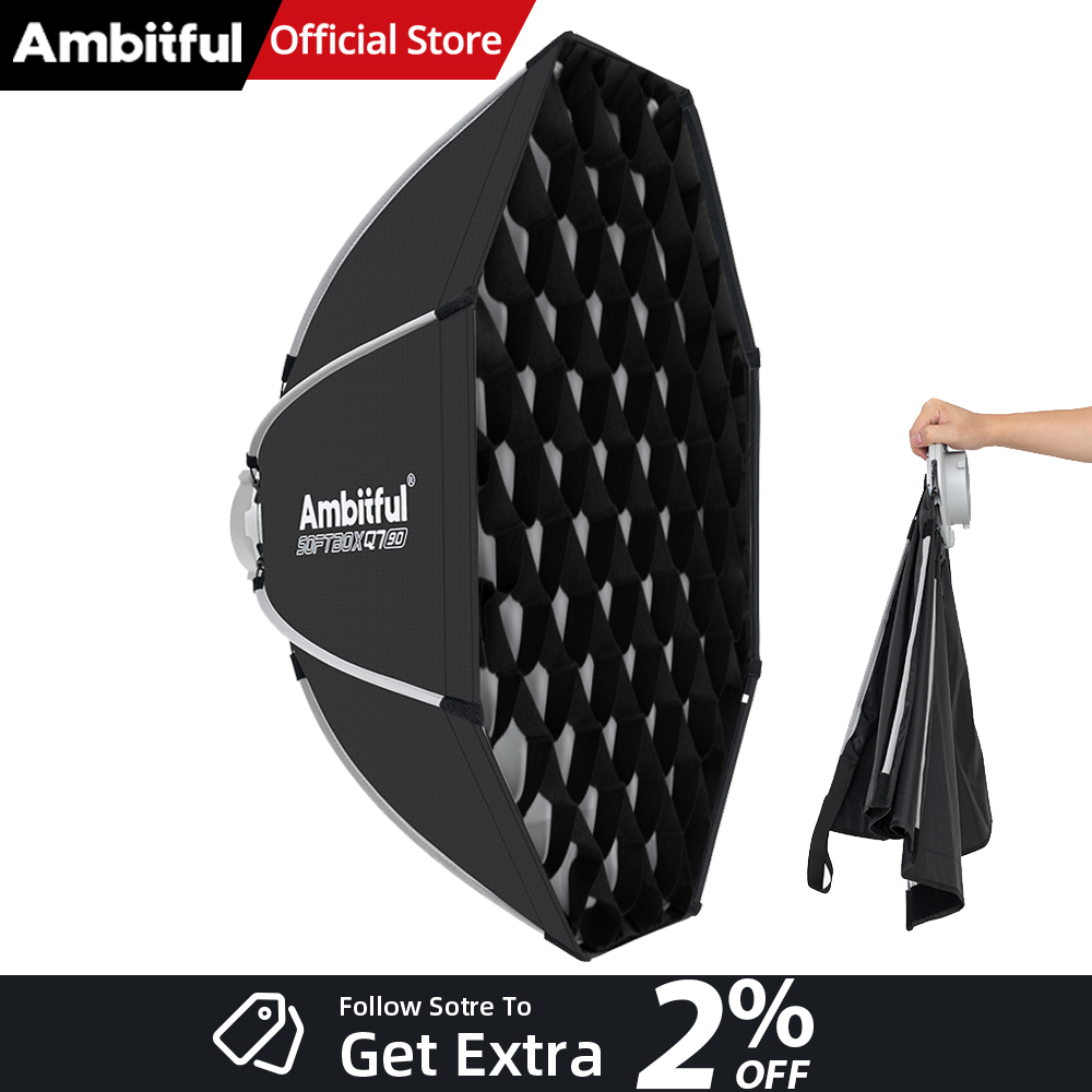 Photography Lighting Mount - AMBITFUL Q7II 55/65/90cm Bowens Mount Octagonal