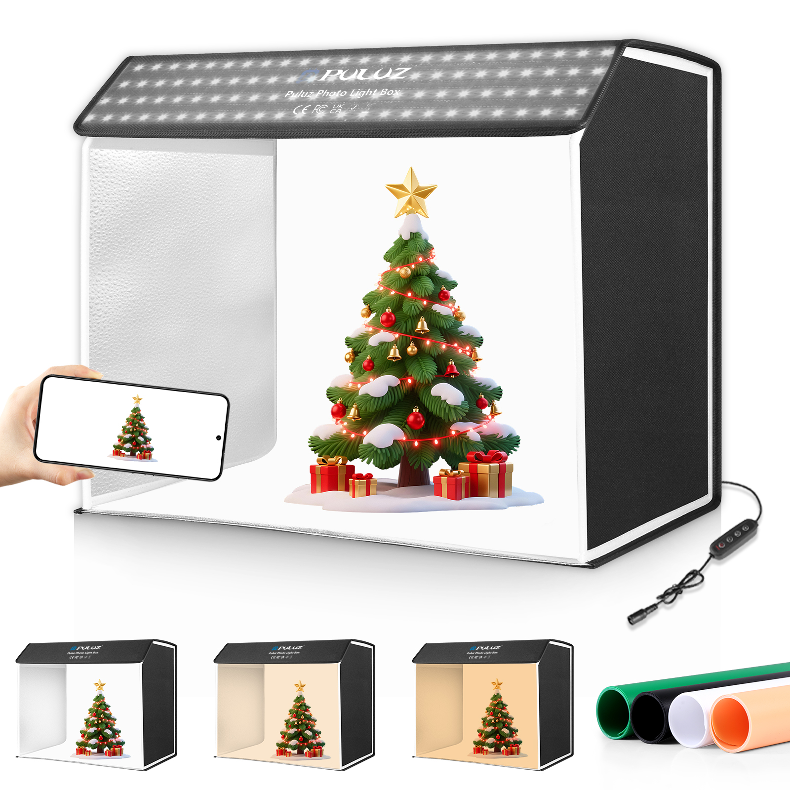 Photography Lighting And Backdrop Kits - PULUZ 60 x 40cm Photo Studio