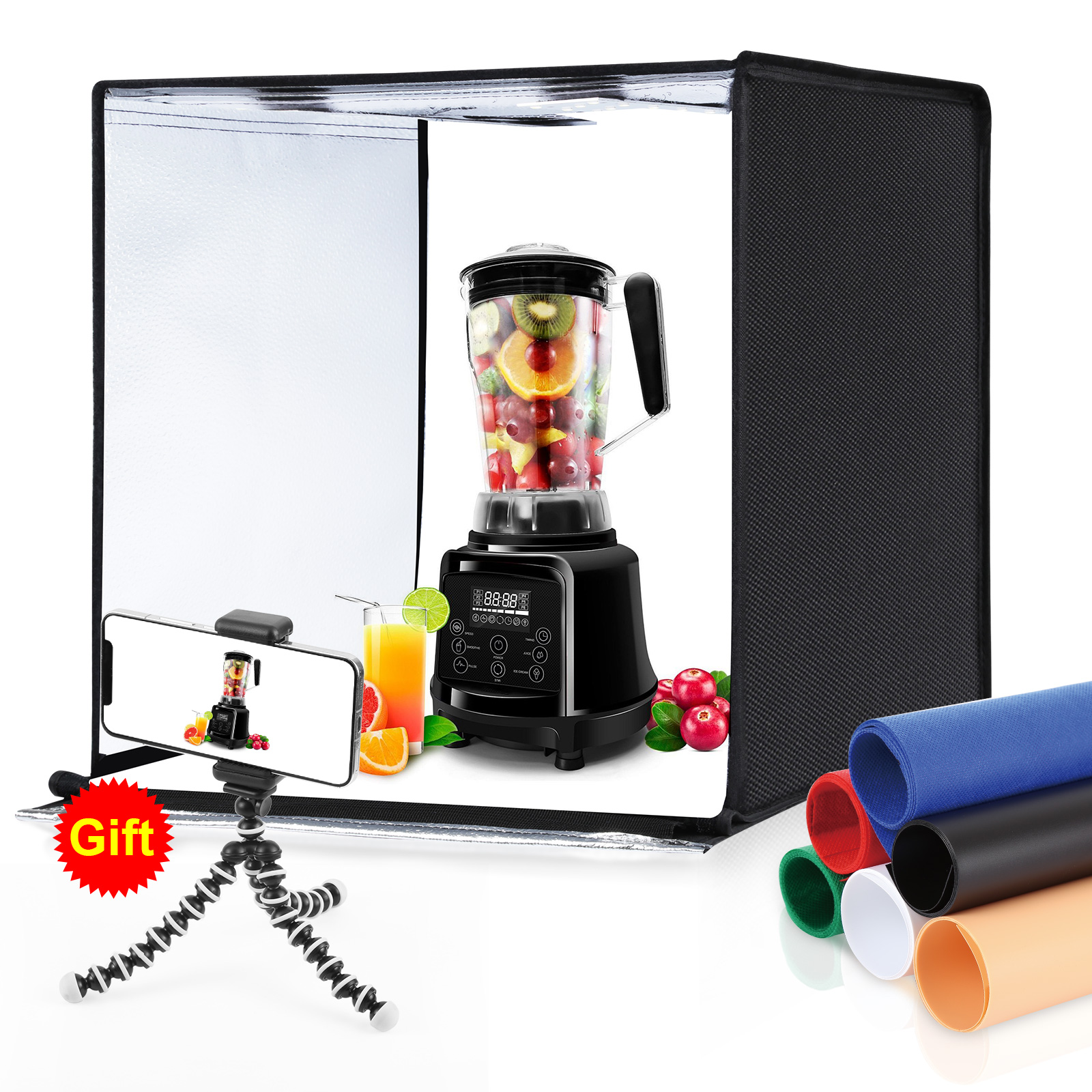 Photography Lighting Case - PULUZ 60cm Photo Studio Light Box