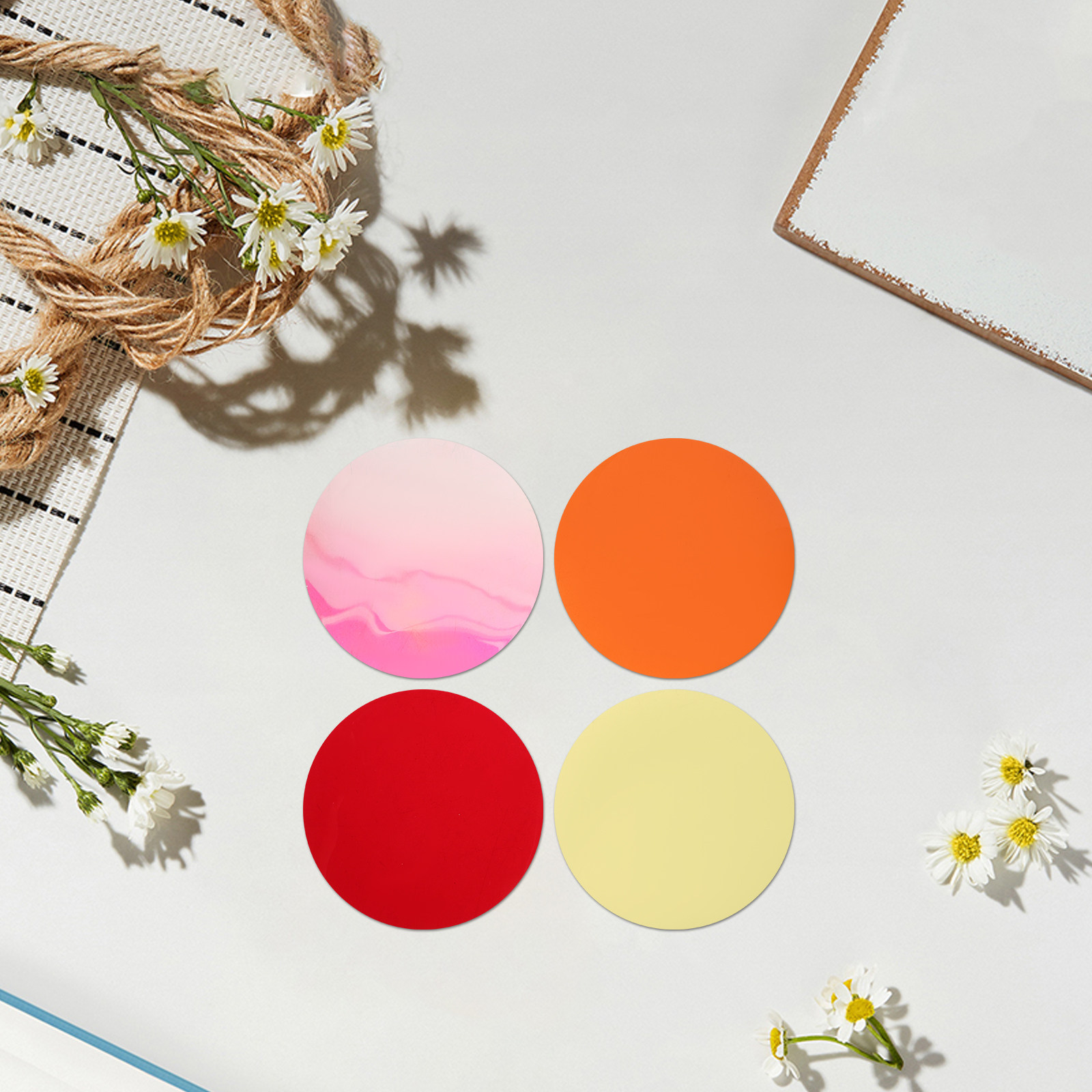 Photography Lighting Gel - 20Pcs Adhesive Color Filter Sheets Vibrant
