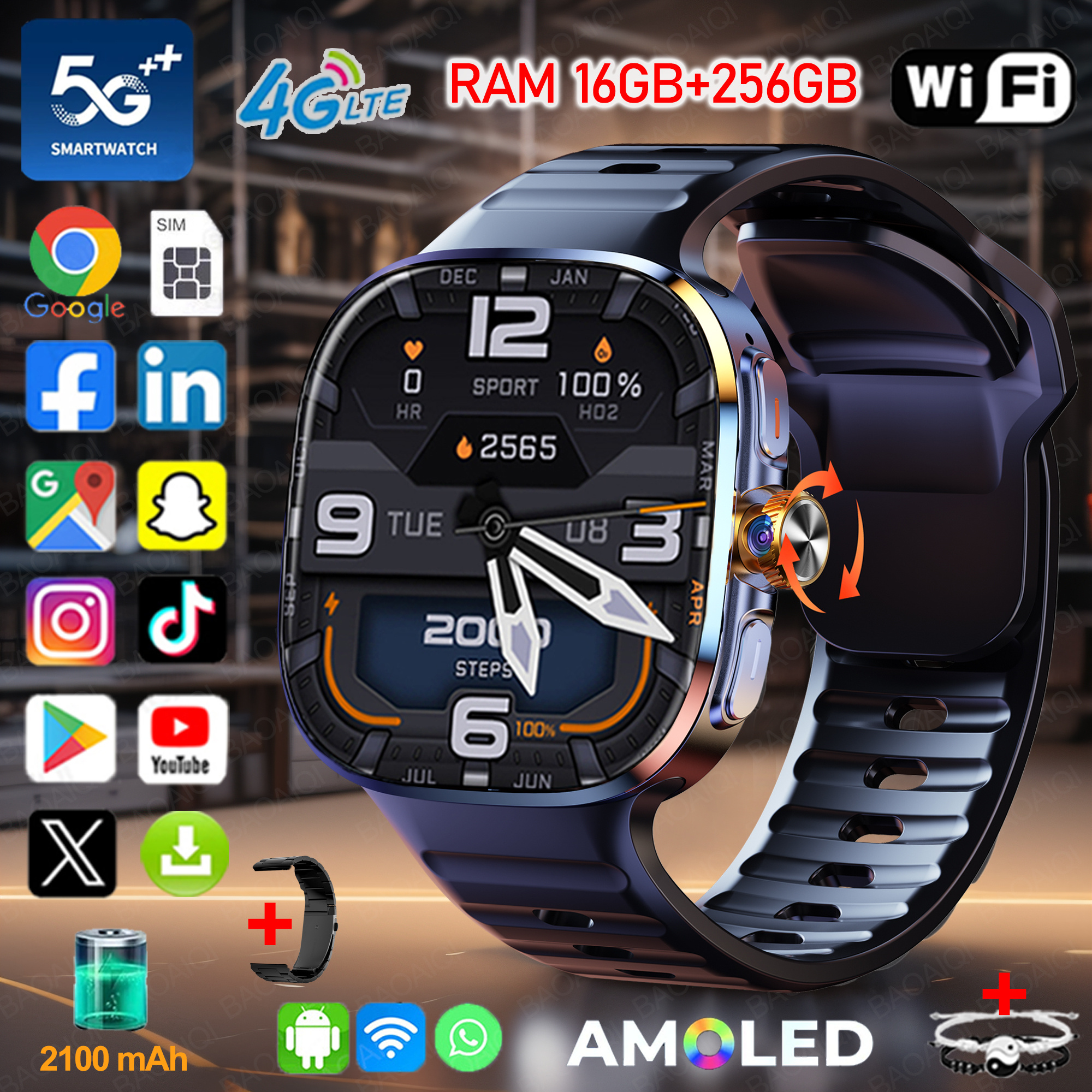 Photography Lighting Gel - New Large Screen Smartwatch 4G/5G Android
