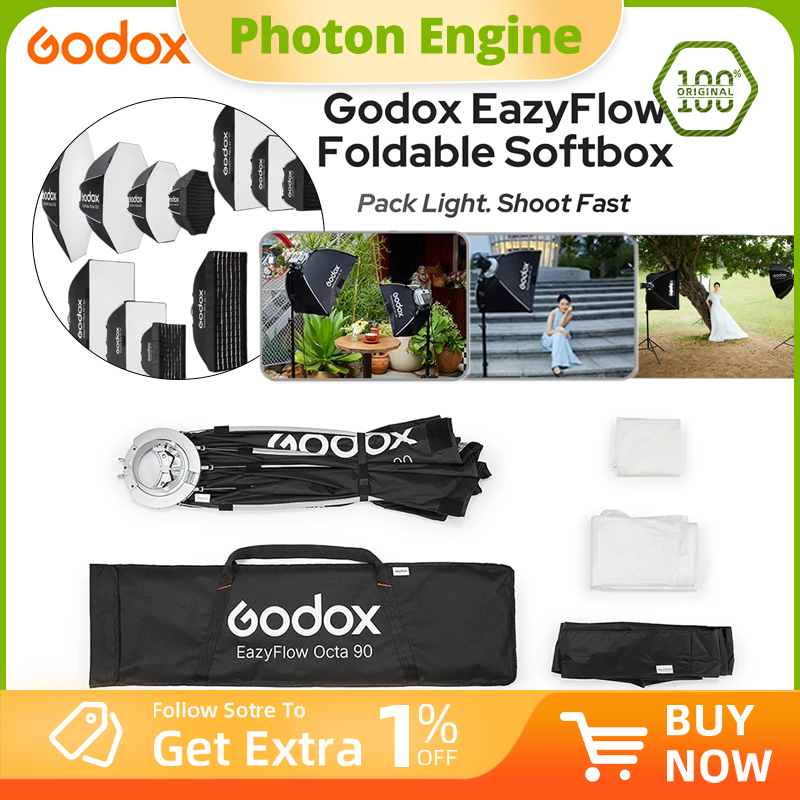 Photography Lighting Mount - Godox EazyFlow series Foldable Softbox Bowens