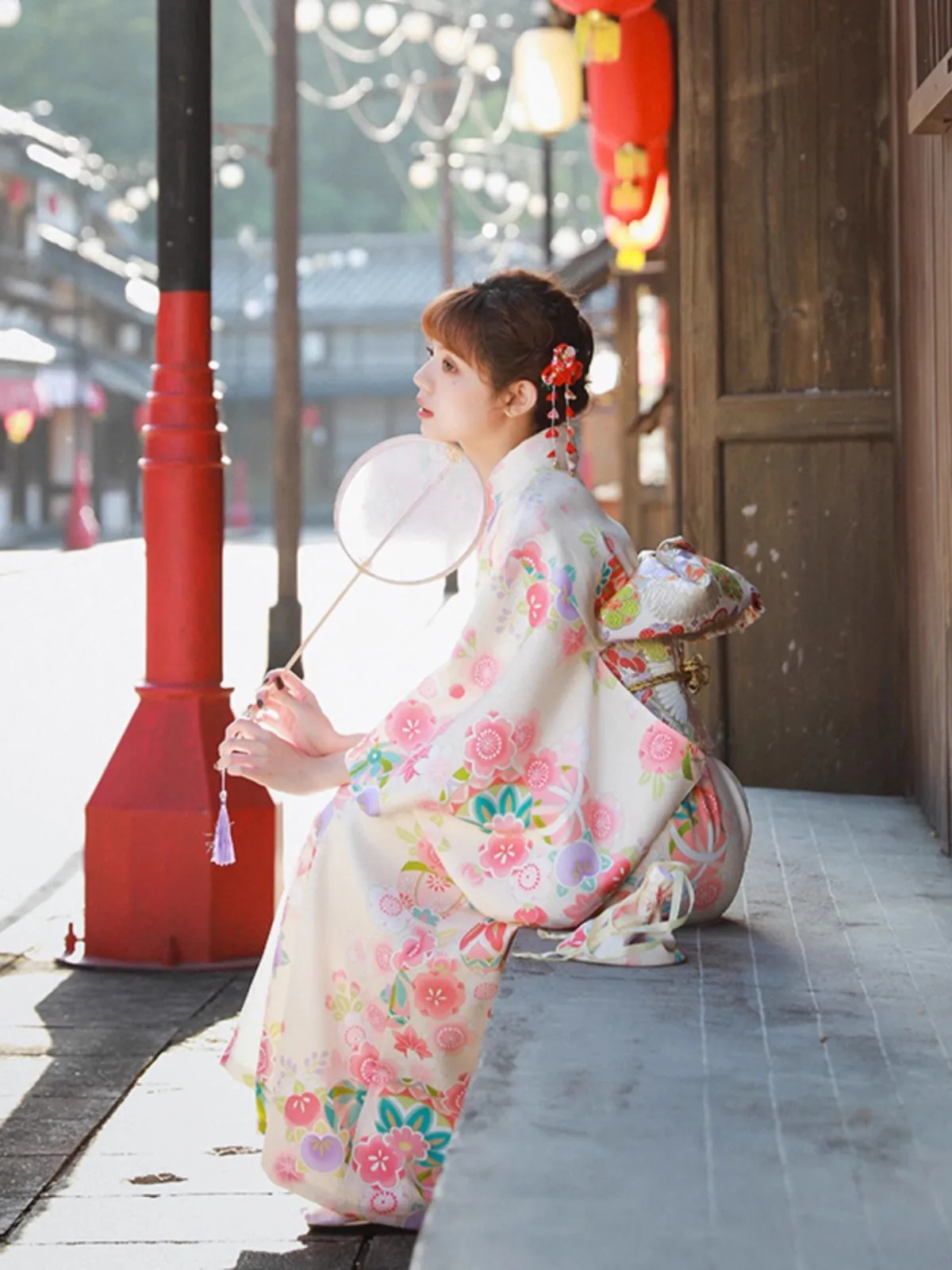 Women Modified Kimono with Han - Photography Lighting For Clothing 评论和价格