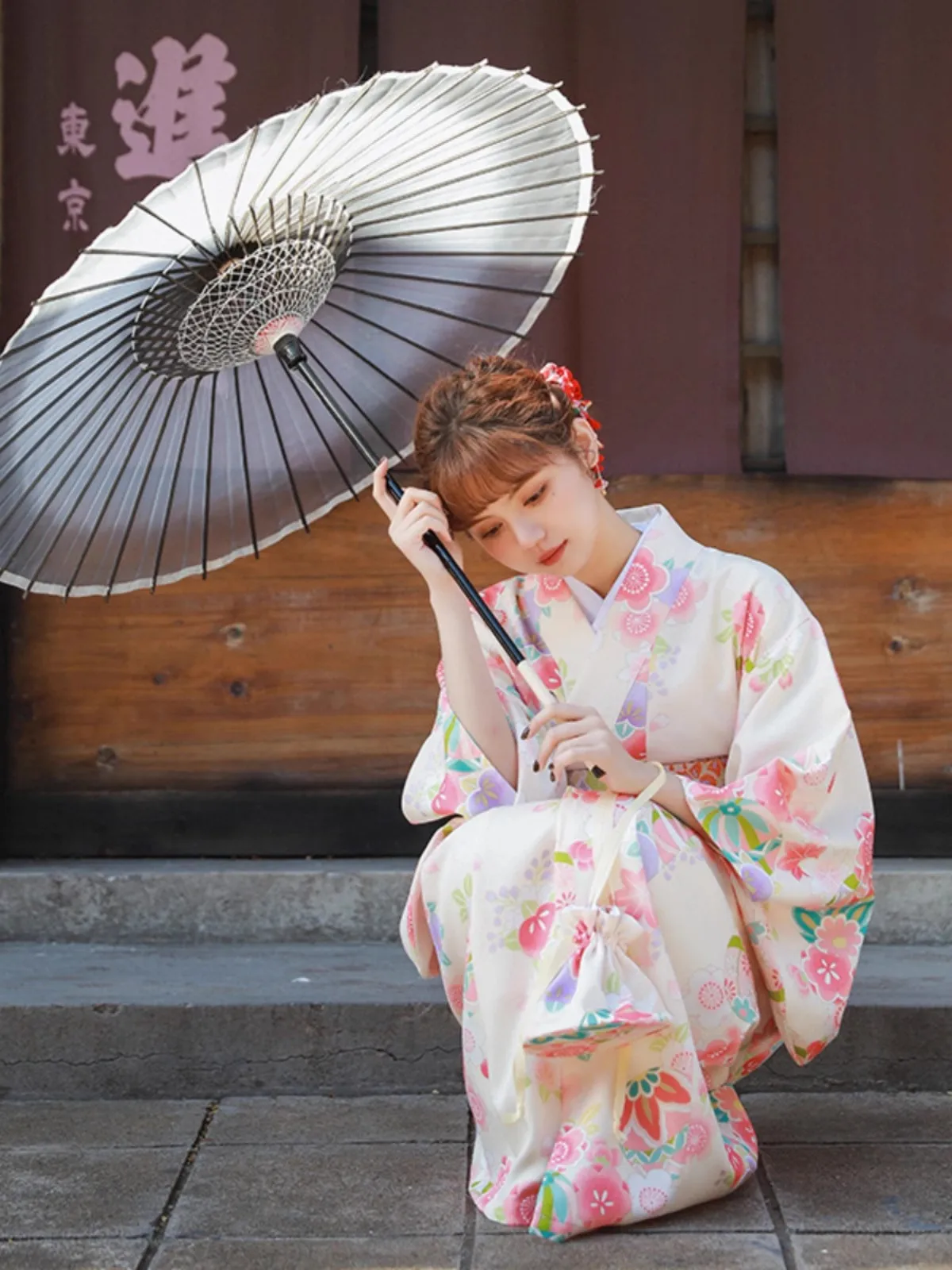 Women Modified Kimono with Han - Photography Lighting For Clothing 评论和价格