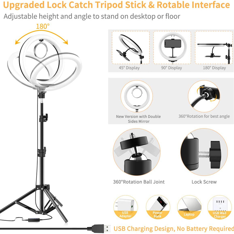16/26/33cm Selfie Ring Light P - Photography Lighting For Products 评论和价格