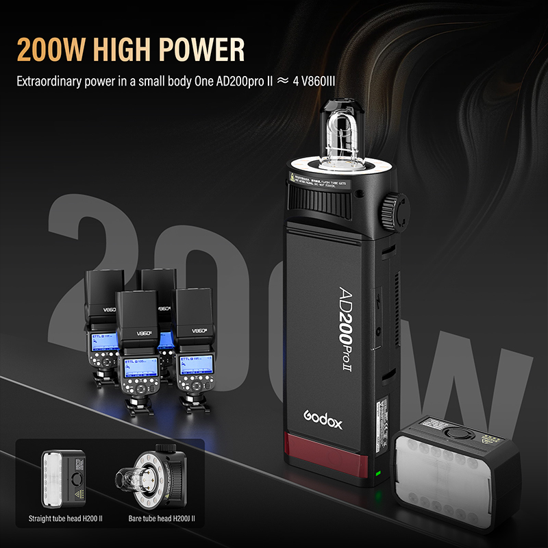 Godox AD200ProII  TTL 2.4G Wir - Photography Lighting Kit Godox 评论和价格