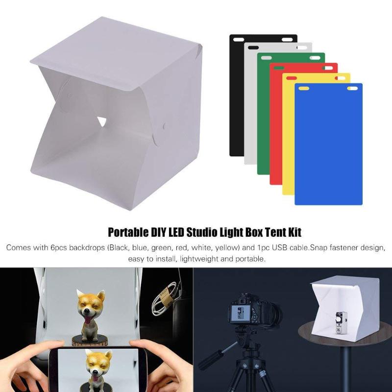 【C】Portable LED Photo Studio L - Photography Lighting And Backdrop 评论和价格