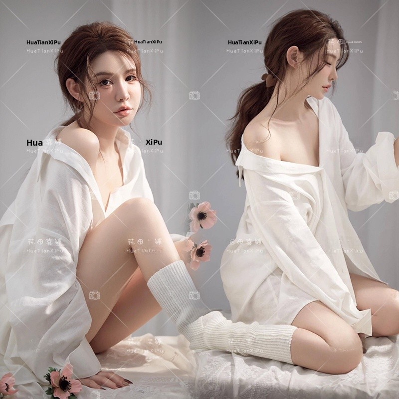 White Shirt Women's Studio Pho - Photography Lighting For Clothing 评论和价格