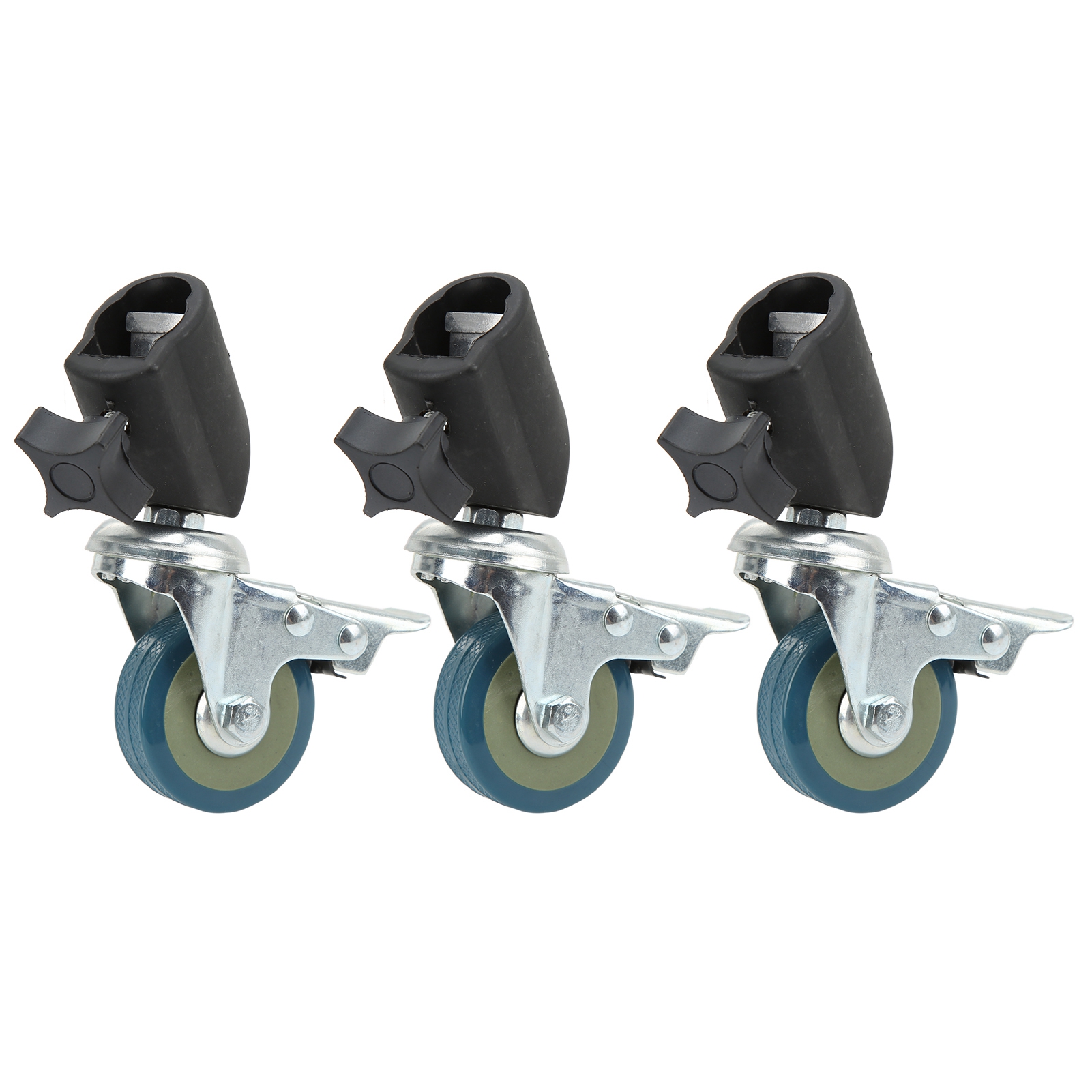 3pcs Light Stand Swivel Caster - Photography Lighting Mount 评论和价格