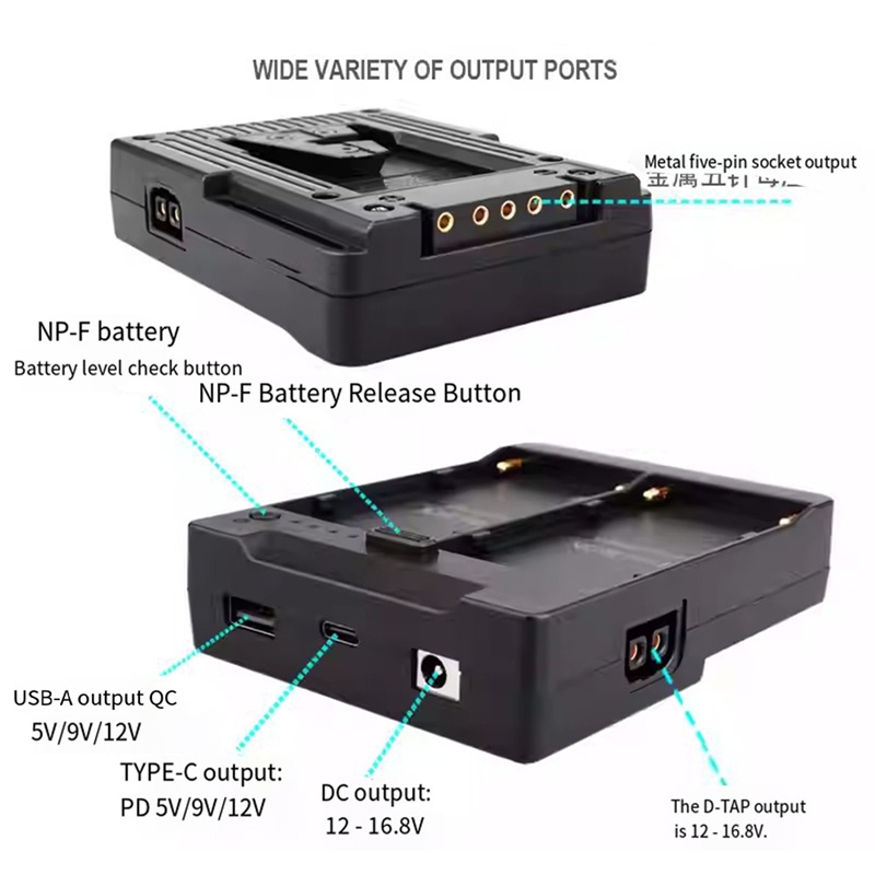 Dual NP-F550/750/970 NP-F Seri - V Mount Battery 评论和价格