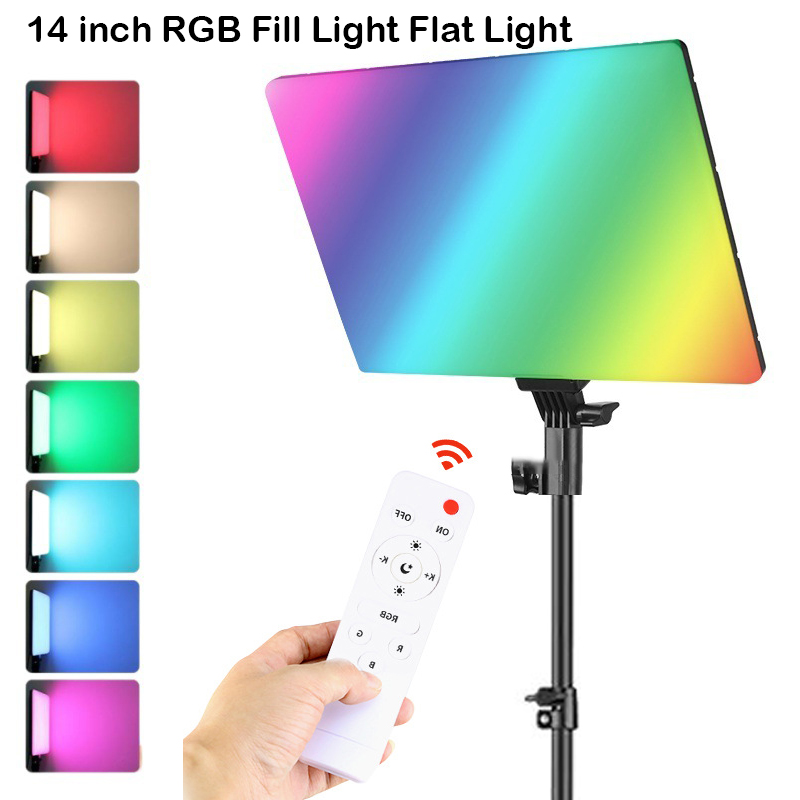 RGB 14'' LED Video Light Remot - Photography Lighting Uk 评论和价格