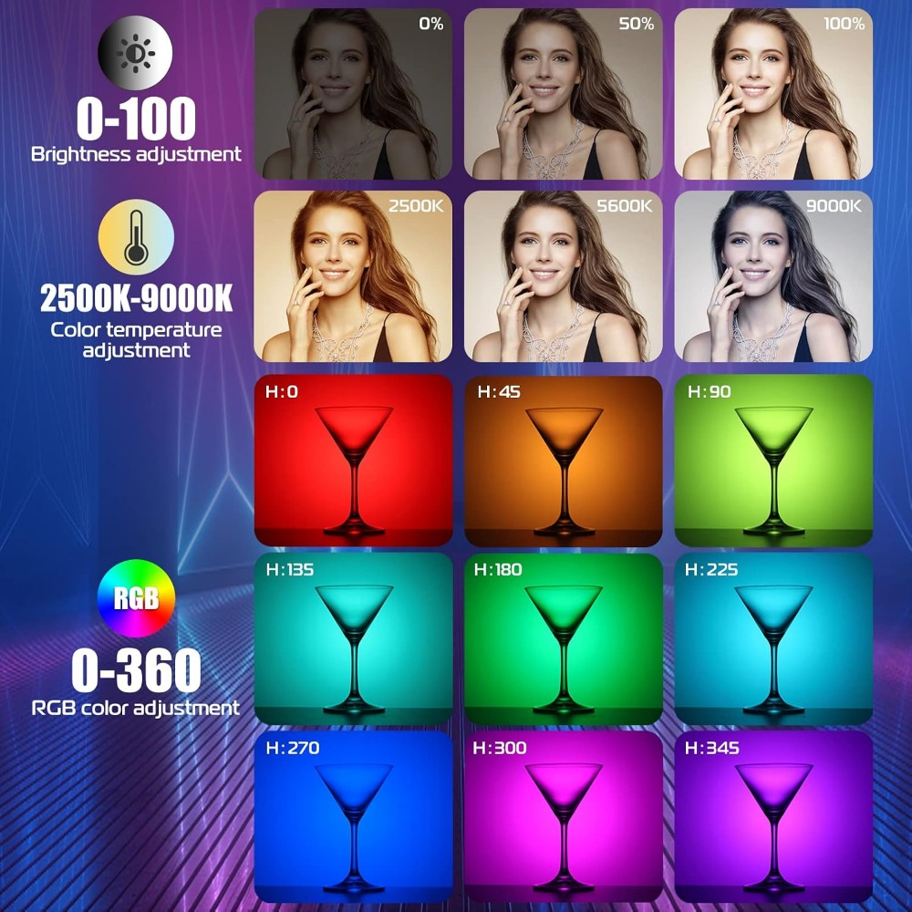 Handheld RGB LED Video Light S - Photography Lighting Brands 评论和价格