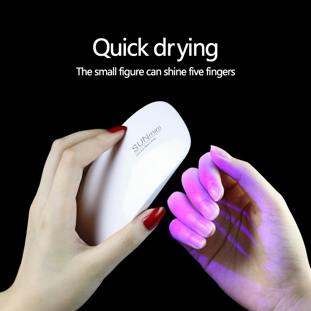 Portable 6 LED UV Nail Lamp 6W - Photography Lighting Gel 评论和价格