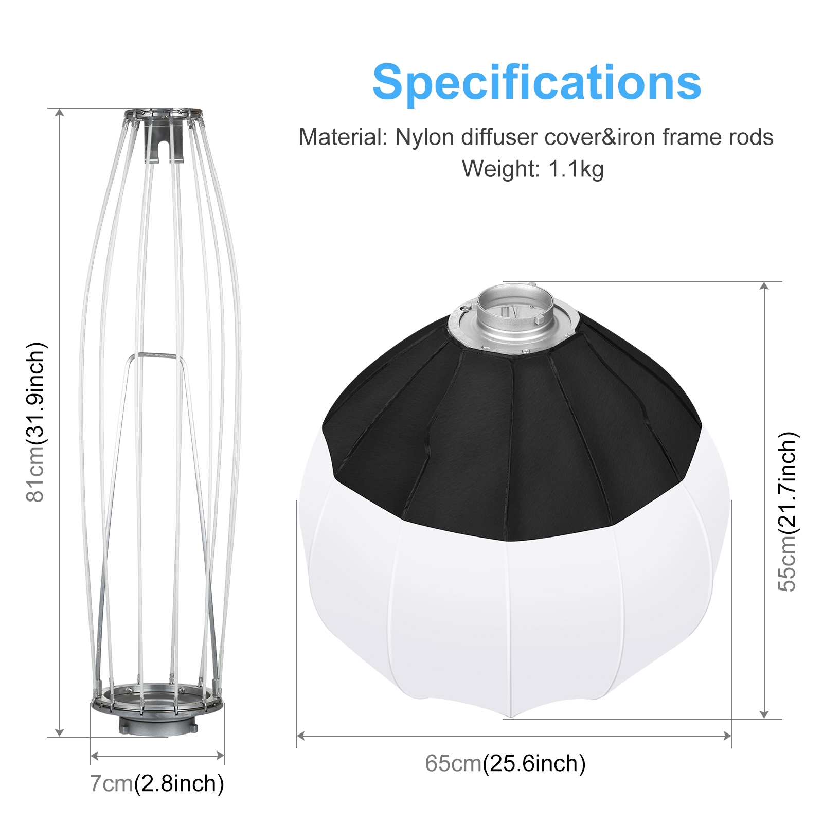 PULUZ 65cm Foldable Lantern So - Photography Lighting Mount 评论和价格