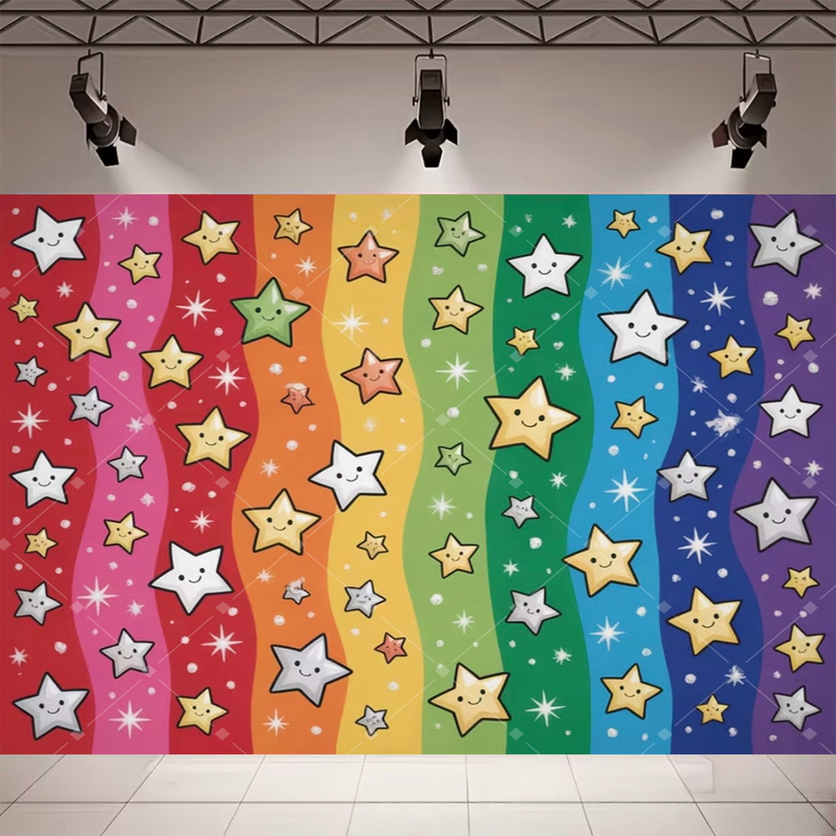 Colorful Rainbow Stage Light B - Photography Lighting And Backdrop 评论和价格