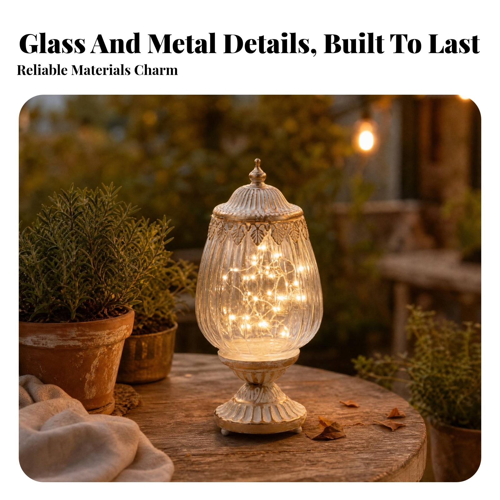 Vintage Ribbed Glass Lantern O - Vintage Photography Lighting 评论和价格