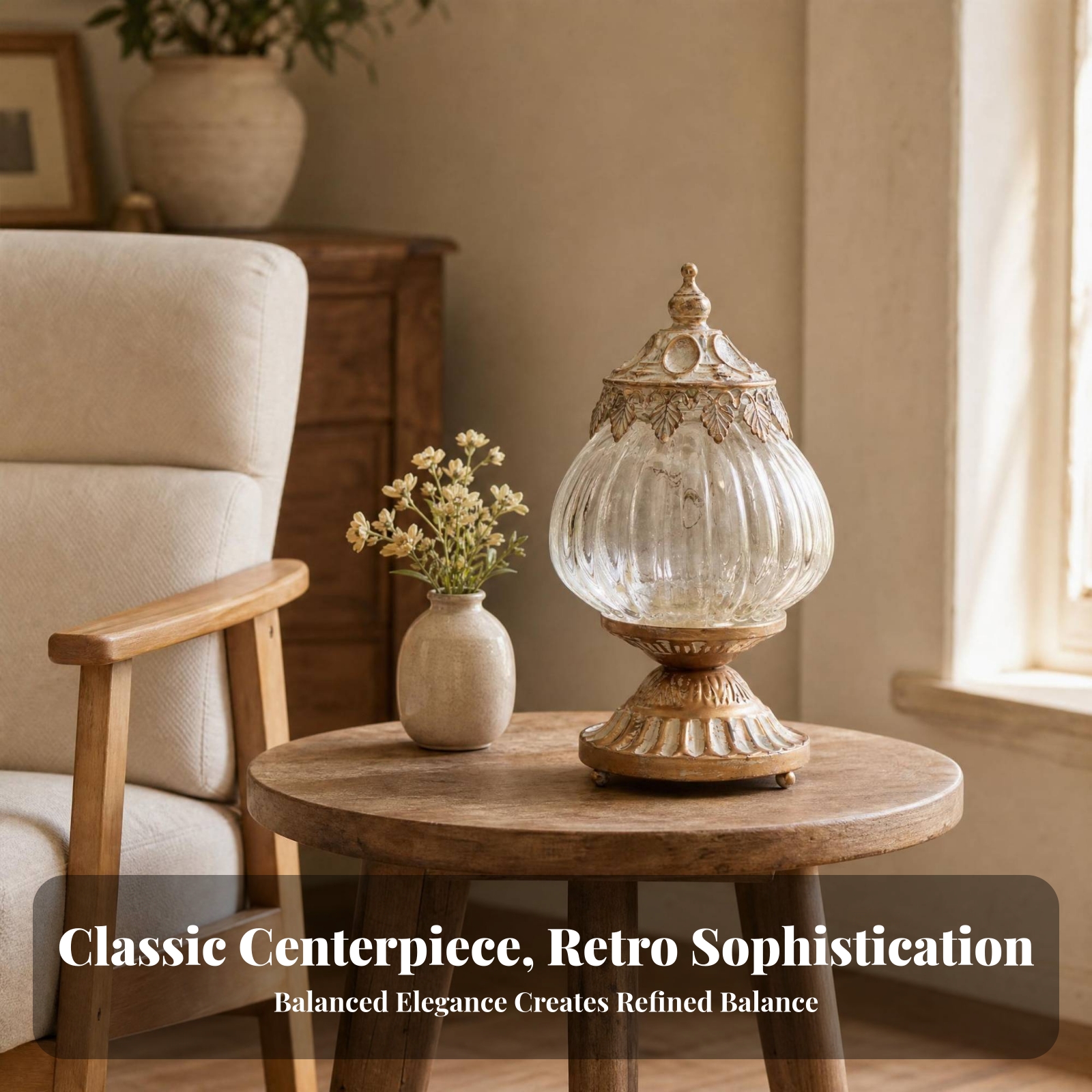 Vintage Ribbed Glass Lantern O - Vintage Photography Lighting 评论和价格