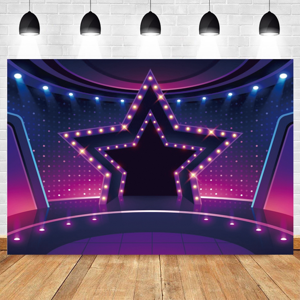 Neon Lights Stage Photography  - Photography Lighting And Backdrop 评论和价格