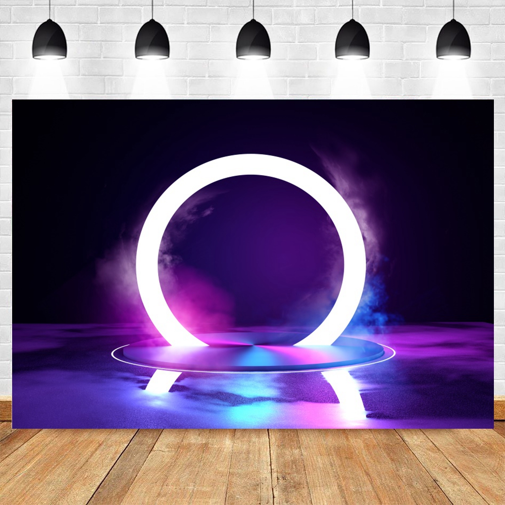 Neon Lights Stage Photography  - Photography Lighting And Backdrop 评论和价格