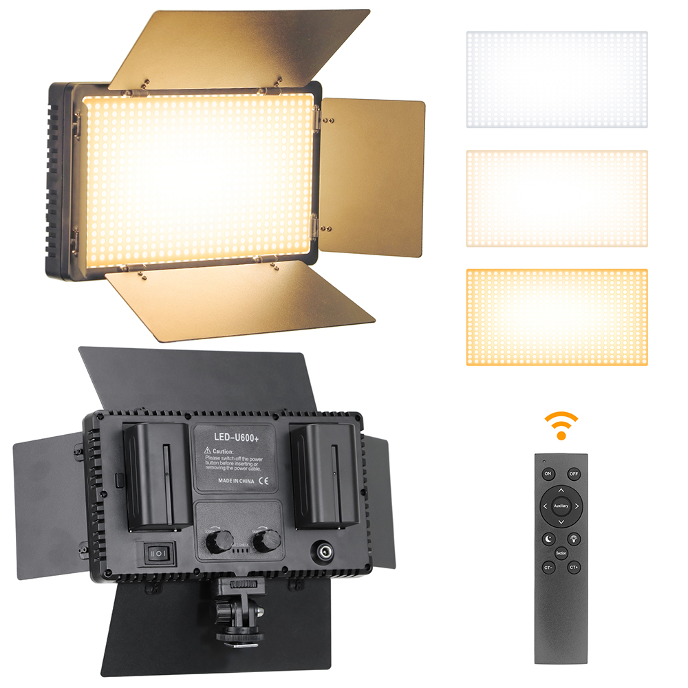 U800 600 LED Video Panel Light - Photography Lighting Uk 评论和价格