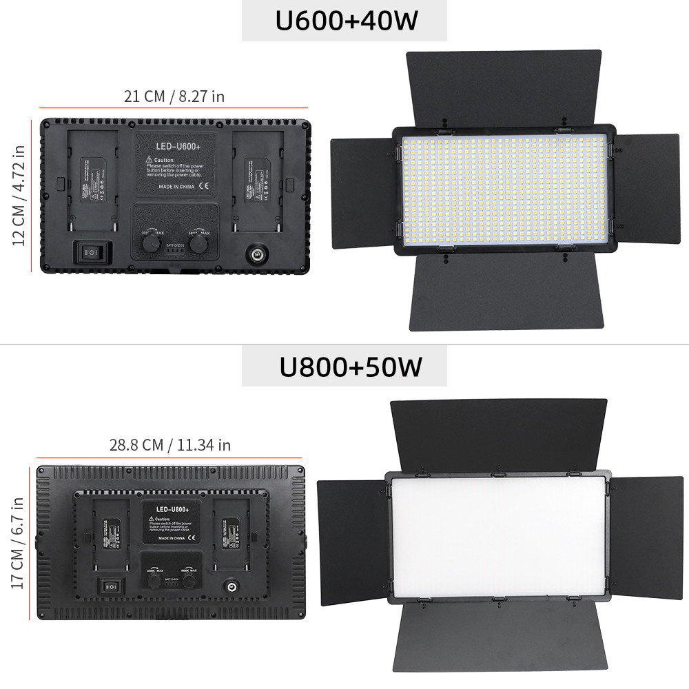 U800 600 LED Video Panel Light - Photography Lighting Uk 评论和价格