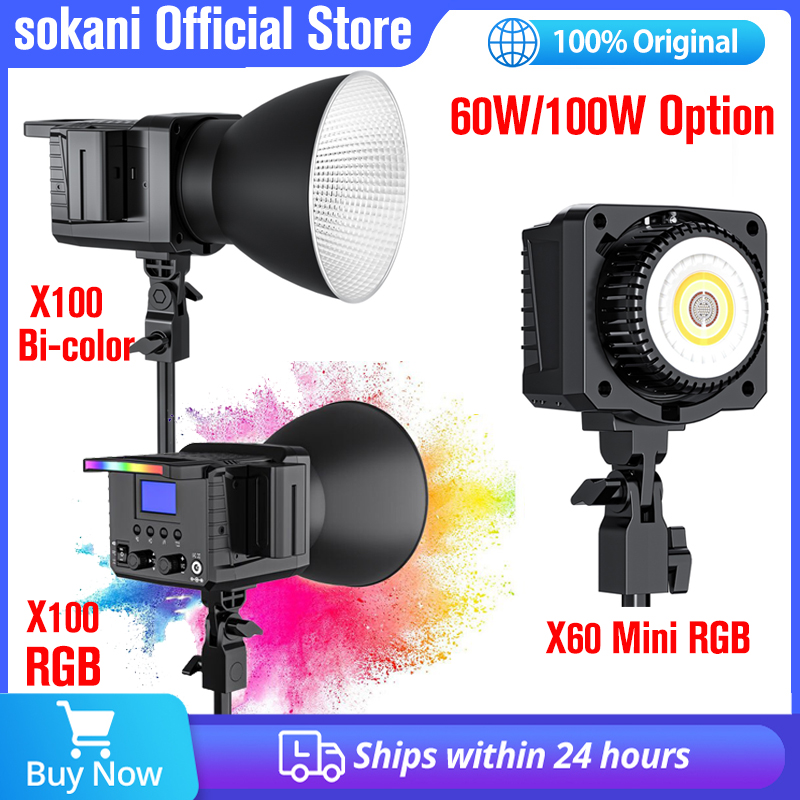 Sokani X100 / X60 Mini RGB Bi- - Photography Lightning 评论和价格