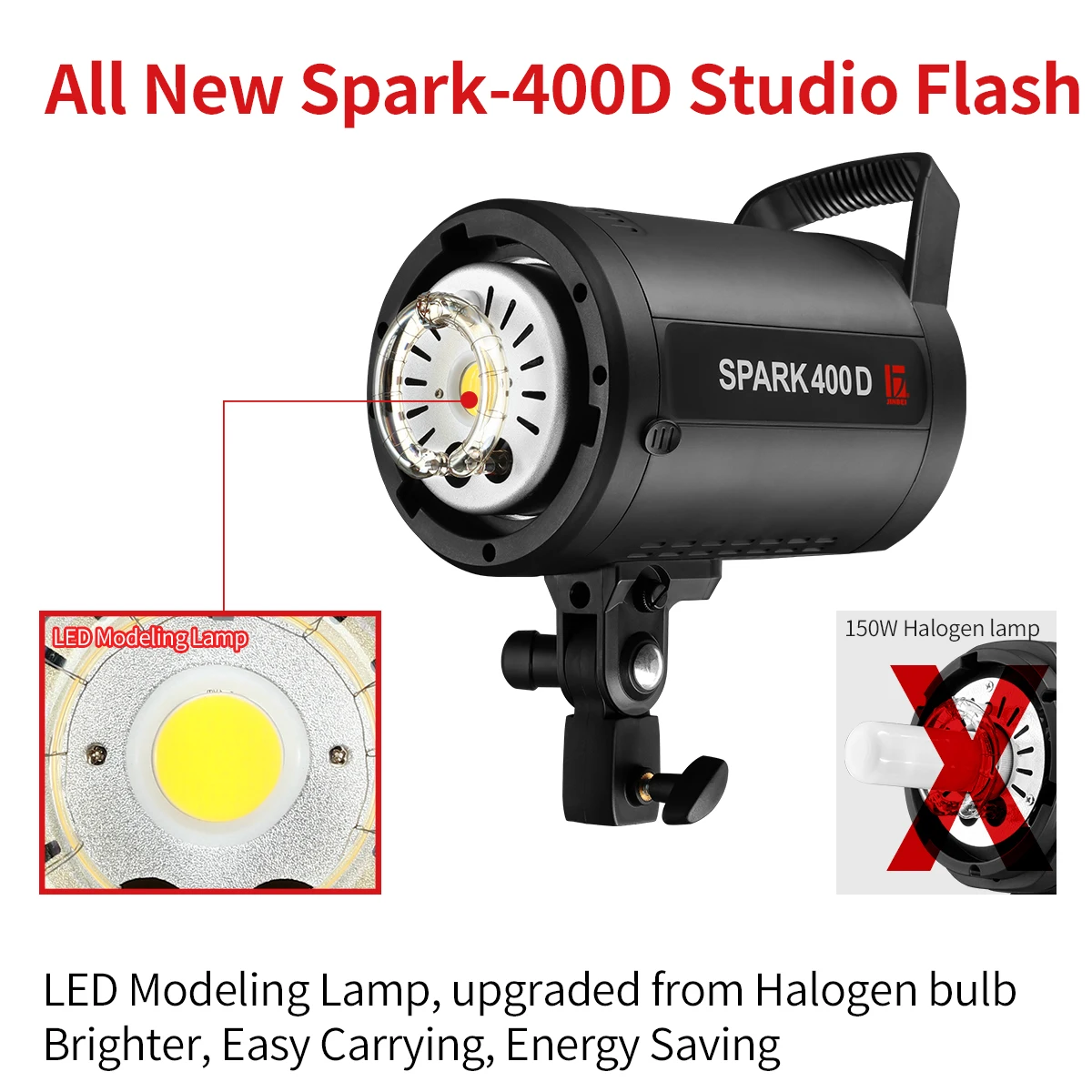 JINBEI SPARK400D 400W Strobe S - Photography Lighting For Clothing 评论和价格