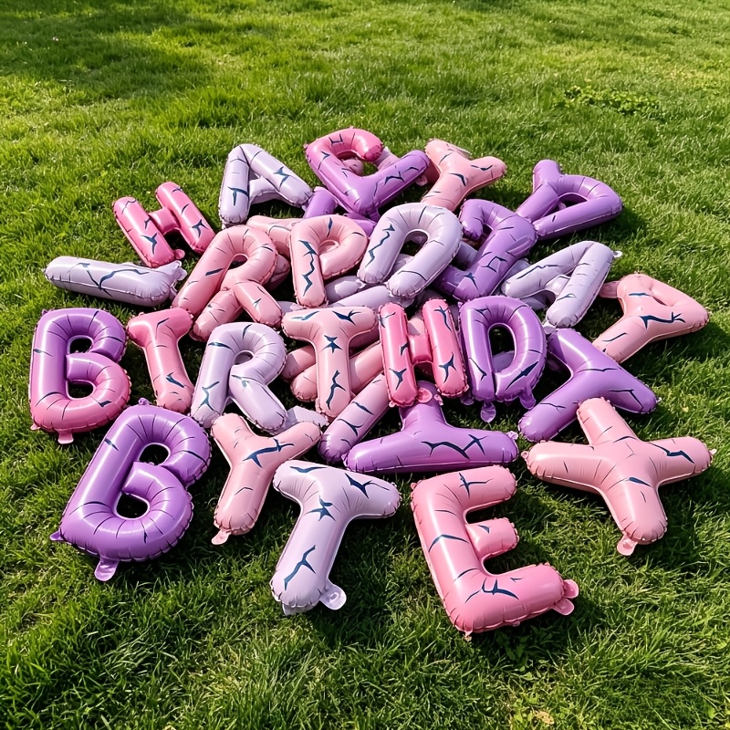 16inch purple pink Happy Birth - Photography Lightning 评论和价格