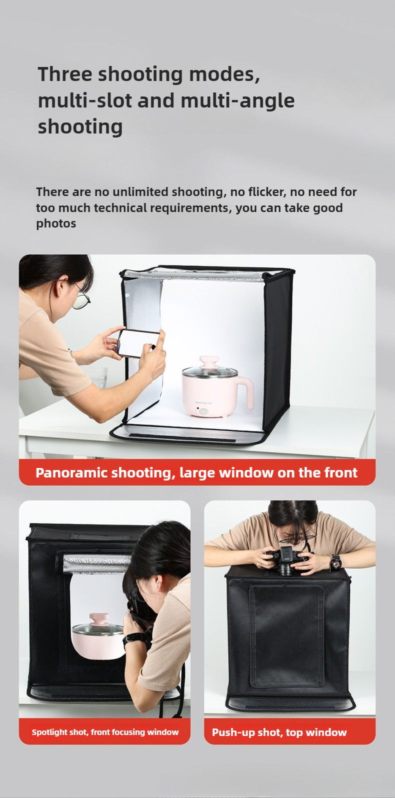 40cm Photography LED Studio Li - Photography Lighting Case 评论和价格