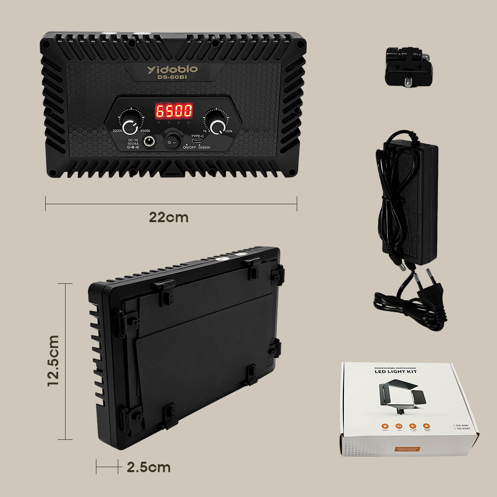Portable Video Light DS60BI Ph - Photography Lighting Uk 评论和价格