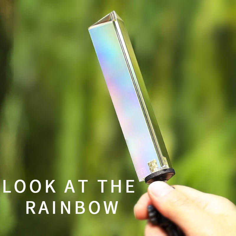 Crystal Glass Prism 30X30x130m - Photography Lighting Triangle 评论和价格