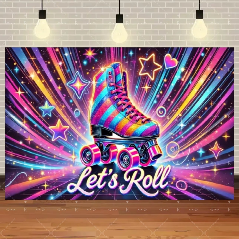 Roller Skating Shoes Theme Bir - Photography Lighting And Backdrop 评论和价格