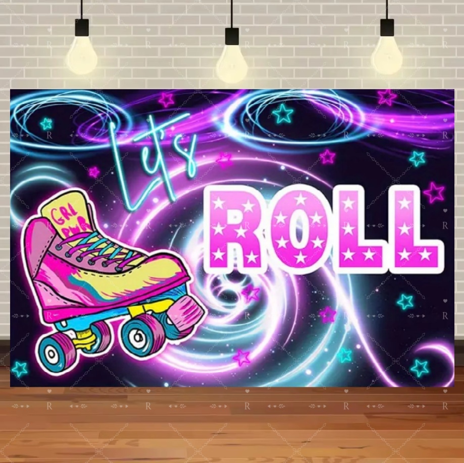 Roller Skating Shoes Theme Bir - Photography Lighting And Backdrop 评论和价格