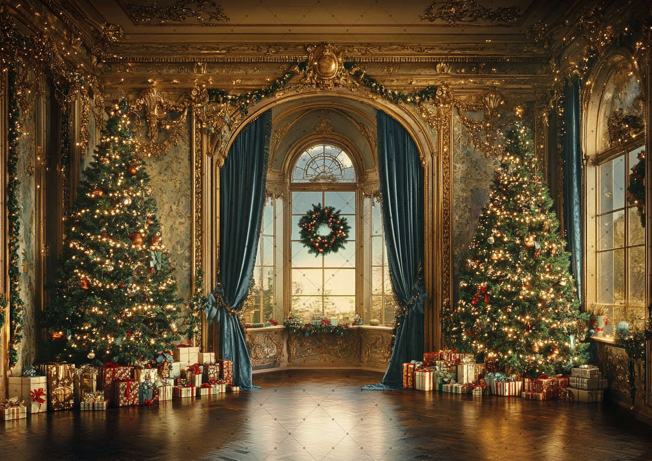 Royal Golden Hall Arch Window  - Portrait Photography With Lighting 评论和价格