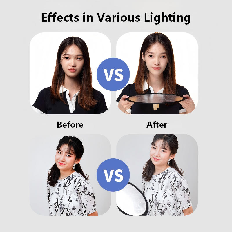 2-in-1 Dual Sided Gold Silver  - Portrait Photography With Lighting 评论和价格