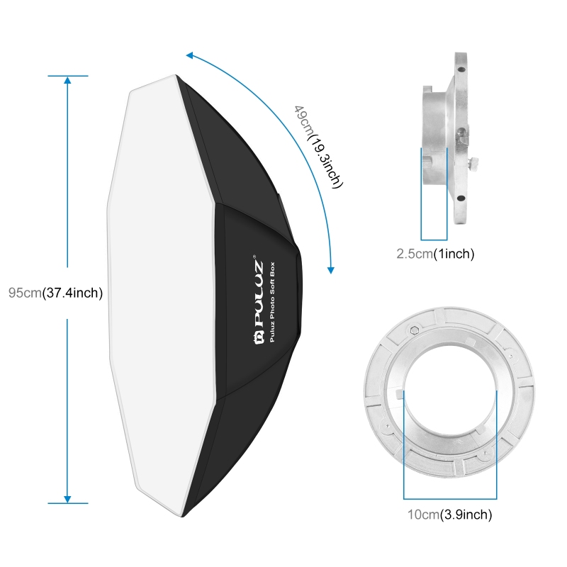 PULUZ 95cm Octagon Photography - Photography Lighting Mount 评论和价格