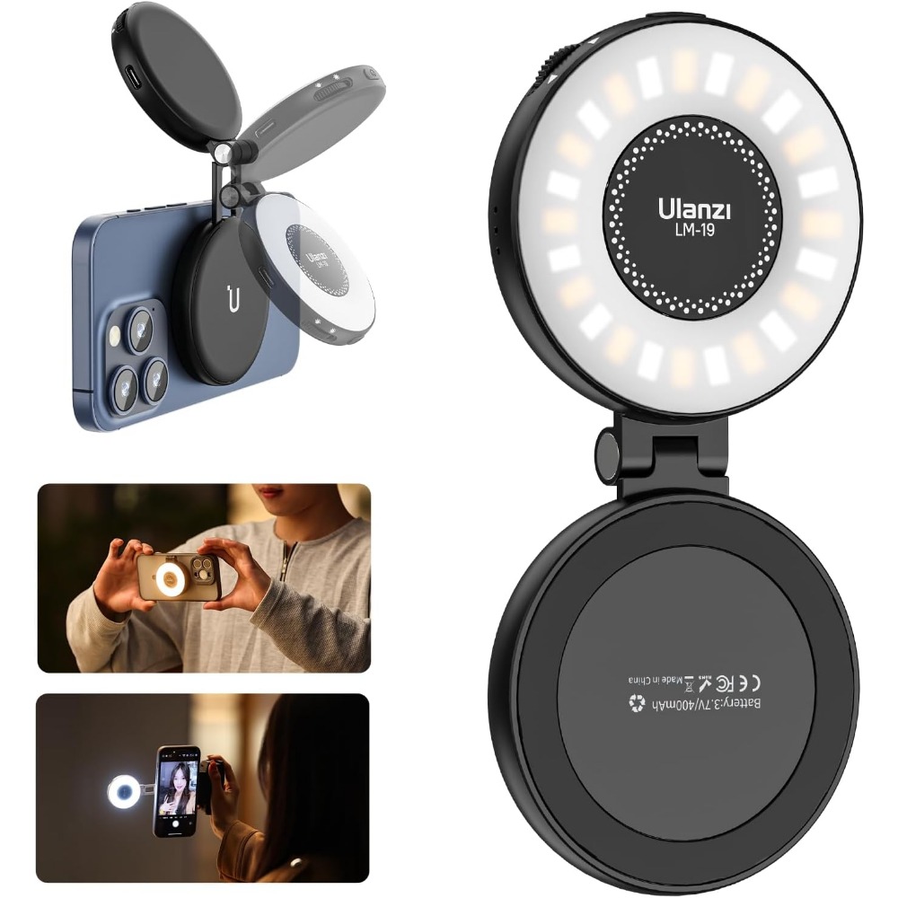Magnetic LED Selfie Light, Pho - Photography Lighting Brands 评论和价格