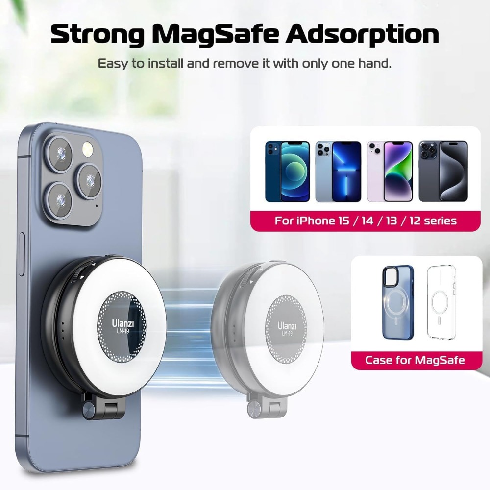 Magnetic LED Selfie Light, Pho - Photography Lighting Brands 评论和价格
