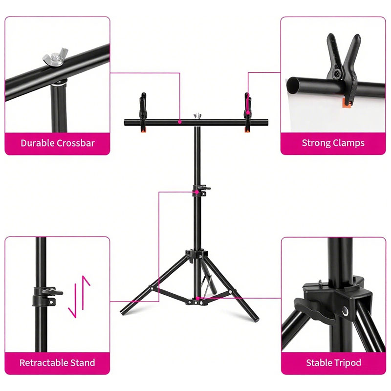 T-shaped Photography Backdrops - Photography Lighting And Backdrop 评论和价格