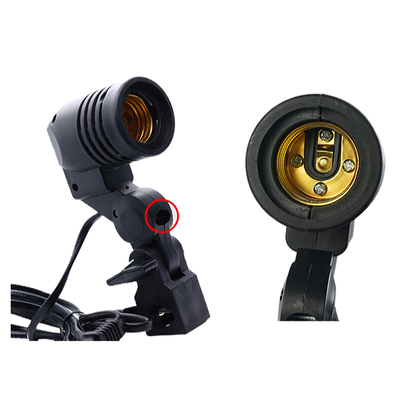 E27 AC Socket Lamp Single Head - Photography Lightning 评论和价格